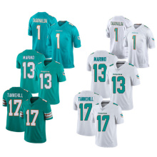 Custom Men Women Best American Dolphins 1 Tagoyailoa 17 Tannehill Rugby Jersey Sublimation Football Jersey